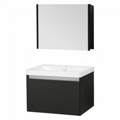 Badmeubelset Differnz Shout 60x49x45 cm Zwart (Excl verli...