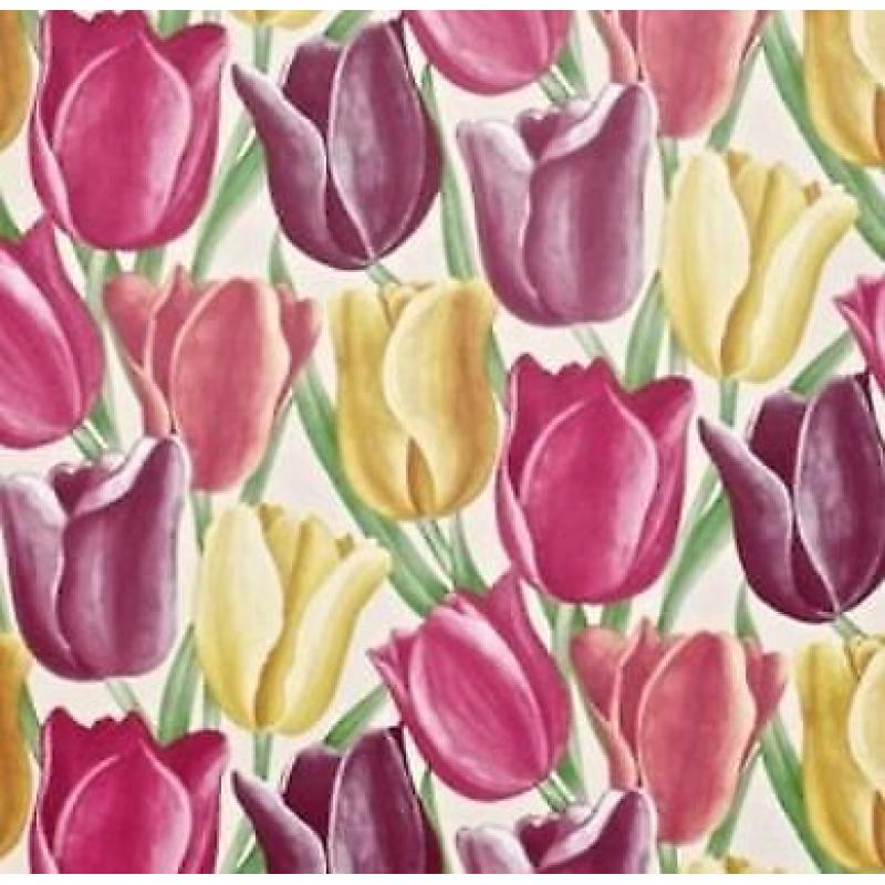 1 rol Sanderson behang Early tulips.