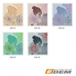 Behang bloemen design EDEM 108-33 vlinder behangpapier vinyl