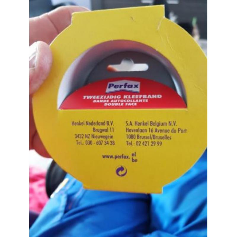 100 rollen Dubbelzijdig tape van Perfax en lijm van Perfax