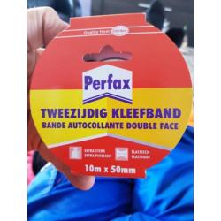 100 rollen Dubbelzijdig tape van Perfax en lijm van Perfax