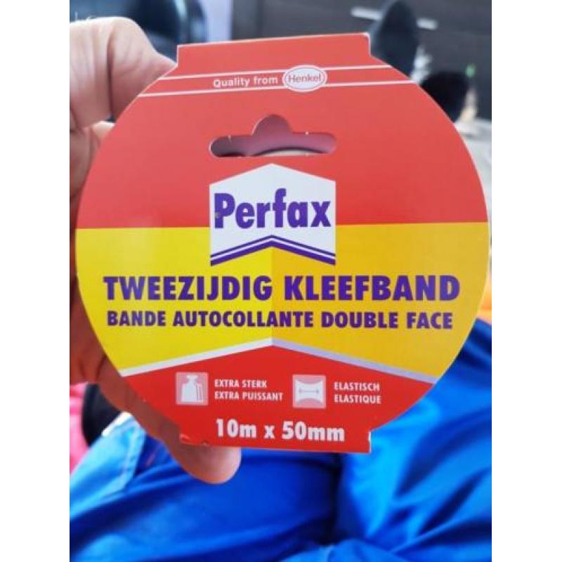 100 rollen Dubbelzijdig tape van Perfax en lijm van Perfax