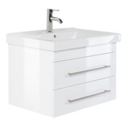 Badmeubel Badkamermeubel Keramiek Faculty 75 cm Wit