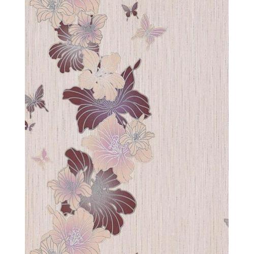Behang bloemen design EDEM 108-33 vlinder behangpapier vinyl