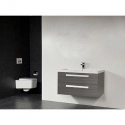 Saniclass Foggia badmeubelset 100cm 1 kraangat Black diamond
