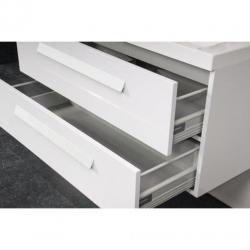 Saniclass Foggia badmeubelset 100cm 1 kraangat Black diamond