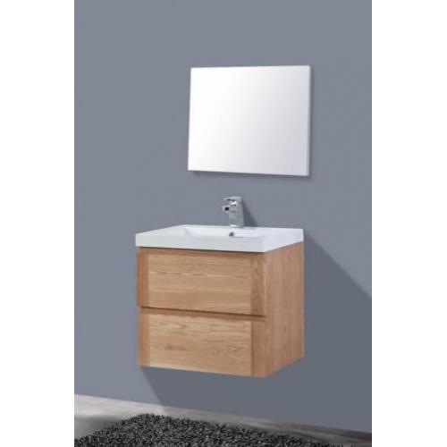 Badmeubel Trend Wood 80Cm Massief Geolied Eiken