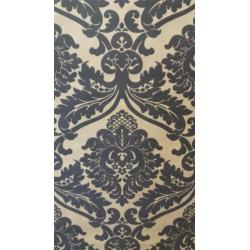 Bruin BAROK vliesbehang €8,50