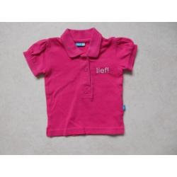 (Q29) SALE! Roze polo shirtje