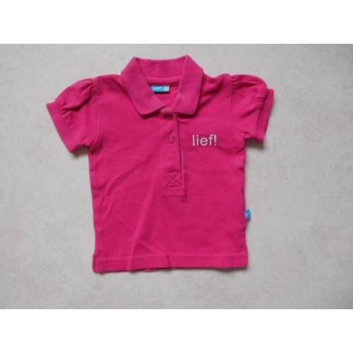(Q29) SALE! Roze polo shirtje