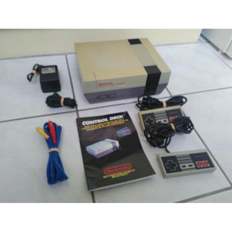Nintendo NES + toebehoren