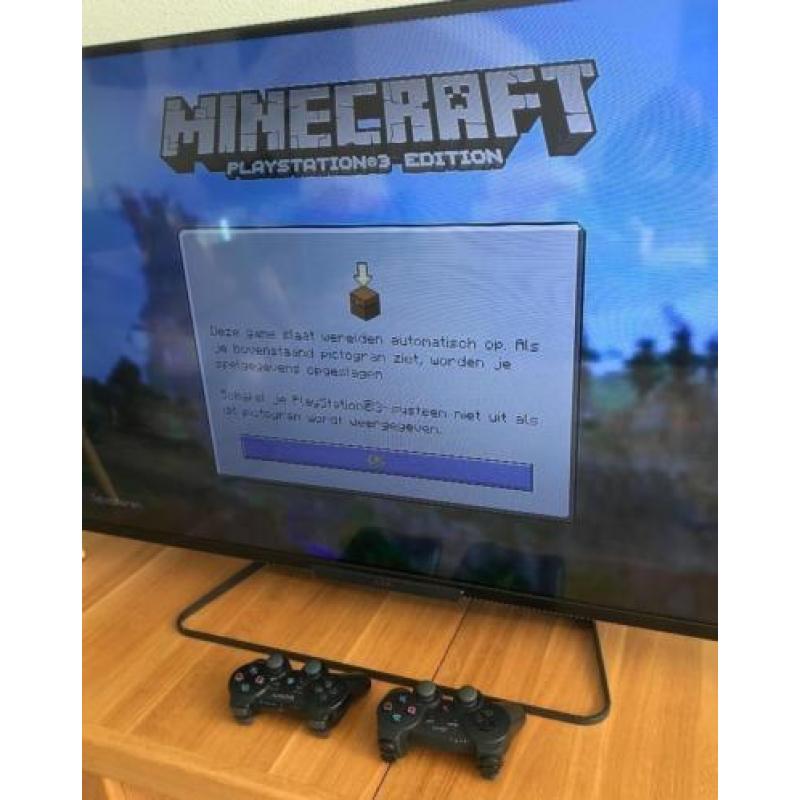 Sony PlayStation 3 PS3 Slim 120GB met gratis Minecraft game!