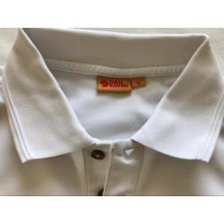 Fjallraven Crowley Pique poloshirt, wit, heren M, nieuw