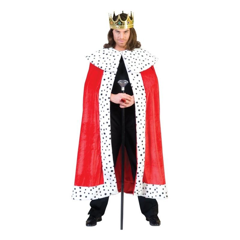 Verkleedkleding Koning kostuum voor volwassenen